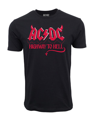 HIGHWAY TO HELL ANGUS YOUNG BAND ROCK MUSIC TEE