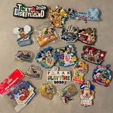 Tokyo Disney Resort Magnet RARE Set of 19 Good
