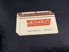 Wonch Battery Shaped Lansing Michigan single playing swap card