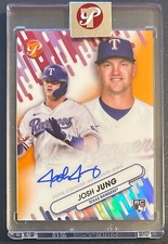 2023 Pristine Josh Jung Fresh Faces Encased RC Auto Orange #10/25 #FFA-JJ