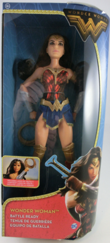 Wonder Woman - Listo para la batalla con lazo, 30 cm muñeca de moda, Mattel, DC - Imagen 1 de 2