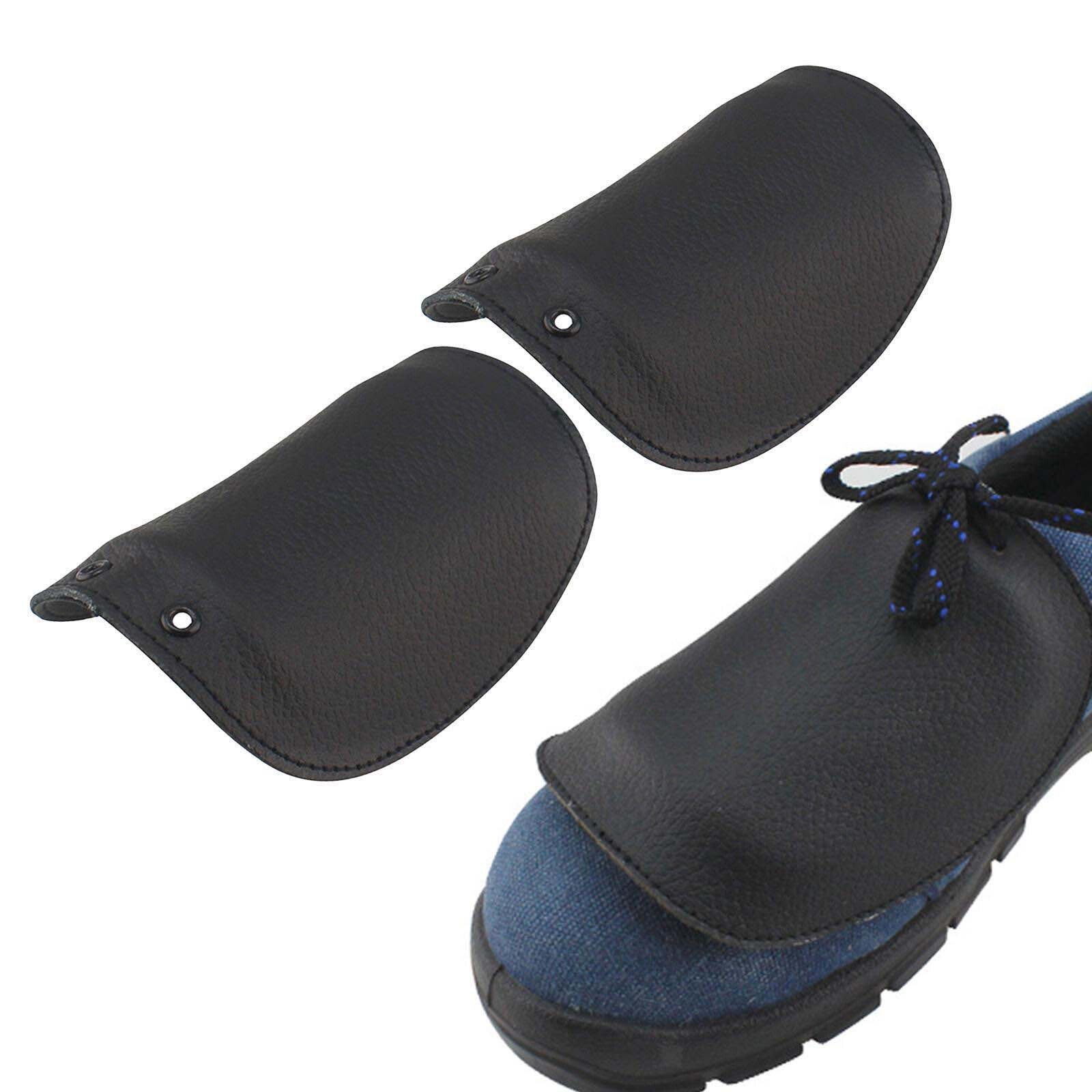 1Pair Anti Smash Safety Welder Lace up Shoe Cover Boots Shoes Toe Caps