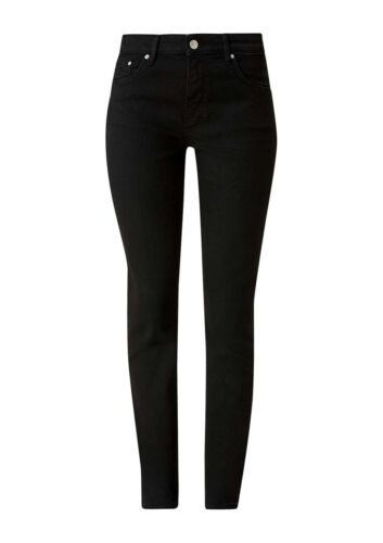 s.Oliver Frauen Jeans BETSY Slim Fit Mid Rise Slim Leg Denim schwarz 5-Pocket - Bild 1 von 8