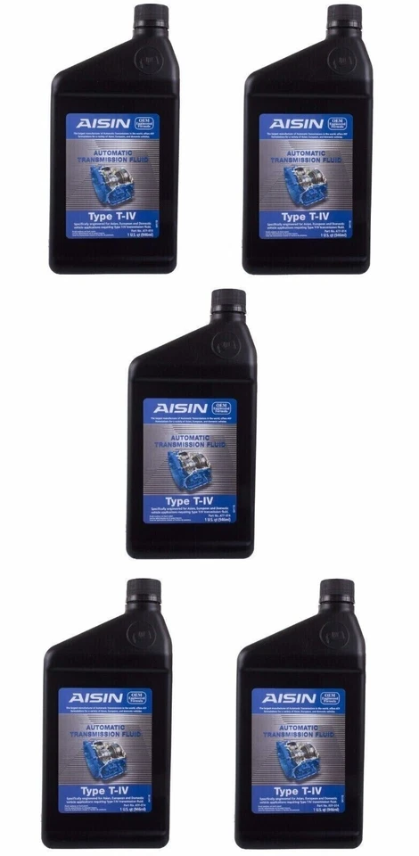 Automatic Transmission Fluid AISIN TF-0T4 Type T-IV 5 Quarts - Image 2 of 2