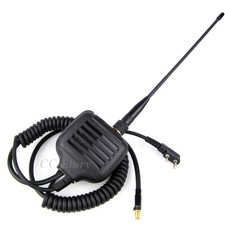 Antenna microfono altoparlante portatile per radio Kenwood TK2300VP TK3300 NX220 NX230 TH-F7