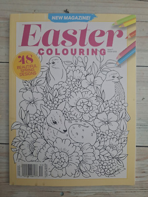 Easter Colouring Issue 7 June 2025 Magazine 48 beautiful spring designs