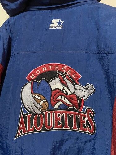 Rare Vintage Montreal Alouettes Starter Jacket Men’s L Football CFL - Picture 7 of 9