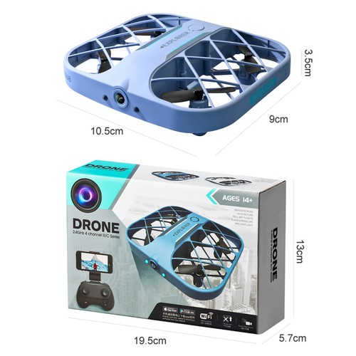 4K Camera Grid Quadcopter RC Drones 4CH FPV Pocket Remote Control Aircrafts - Picture 19 of 23