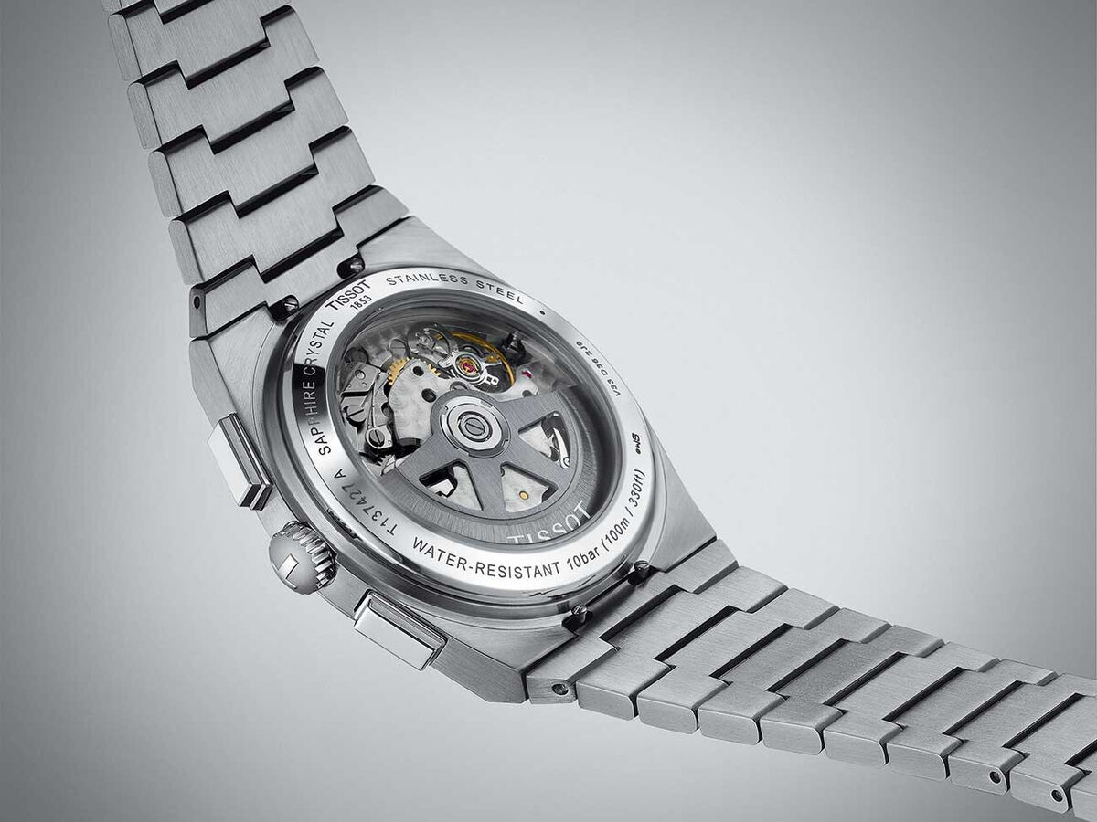 New Tissot PRX Silver Dial Chronograph Steel Bracelet Men's New Tissot PRX Silver Dial Chronograph Steel Bracelet Men's