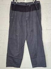 DRIES VAN NOTEN Pants 100 Cotton Gray Size 52 Made In Slovenia
