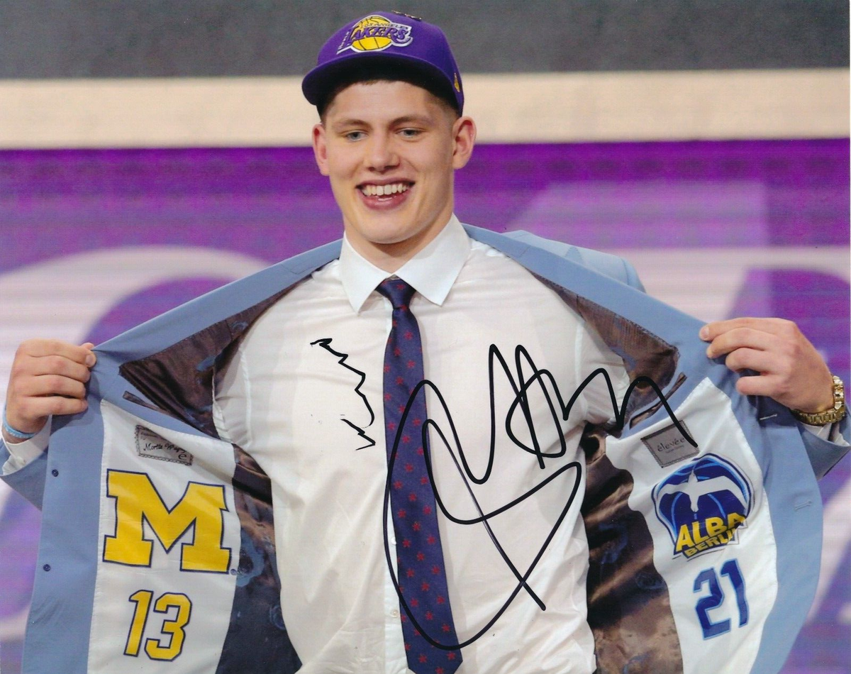 Moritz Wagner Signed Autographed 8x10 Los Angeles Lakers NBA Draft Photo |  eBay
