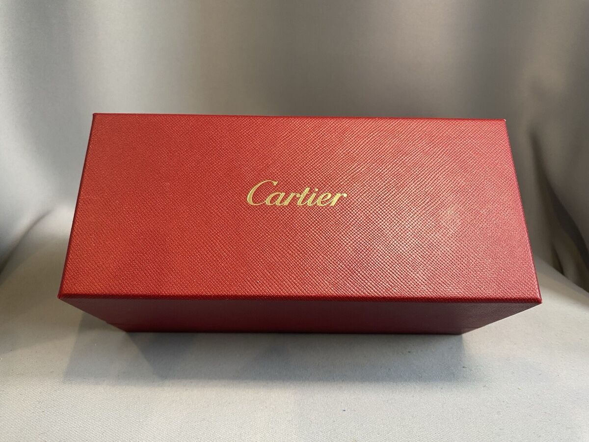 Cartier Eyeglasses Sunglasses Hard Gift Box Case AUTHENTIC