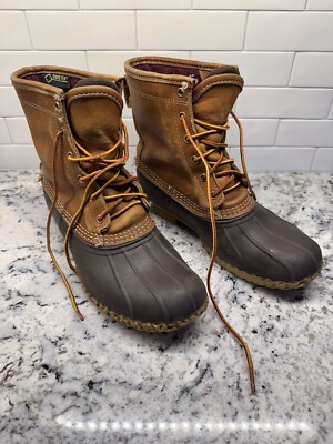 Classic LL Bean Men’s Size 9M Maine Hunting Duck Boots, Waterproof,  Gore-Tex
