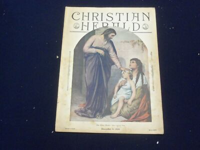 1924 DECEMBER 6 CHRISTIAN HERALD MAGAZINE - THE GREAT HEALER - ST 6618
