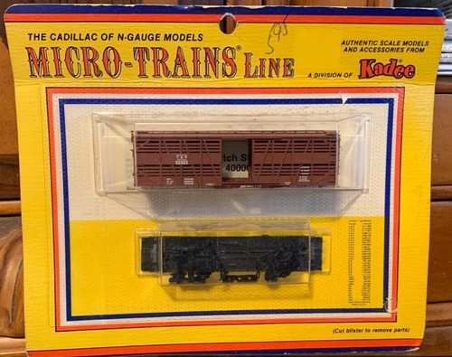 Micro-Trains N #35119 Texas & Pacific 40" Stock Car Blister Pack Kit NOS