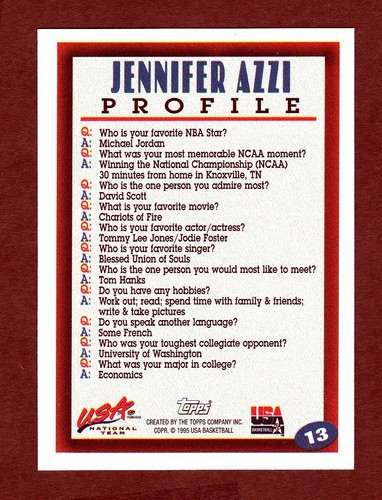 1995-96 TOPPS WOMENS NATIONAL TEAM USA - YOU PICK - Complete Your Set - Picture 28 of 50