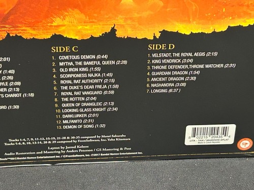 DARK SOULS II - Soundtrack, Ltd 2LP SPLATTER COLORED VINYL Gatefold New+Sealed! - Imagen 5 de 9