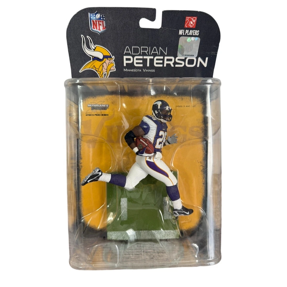Adrian Peterson フィギュア 28番 McFarlane Toys NFL Minnesota Vikings Playmakers Series 1 Adrian