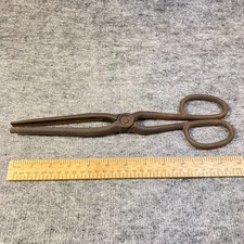 Vintage Blacksmith Short Tongs Long Jaw 12