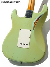 Fender MBS Wildwood 10 1957 Strato Heavy Relic F. Surf Green O. Multistrato 3TSB