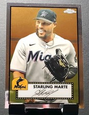 2021 Topps Chrome Platinum Anniversary #280 Starling Marte MARLINS⚾️NM/MT