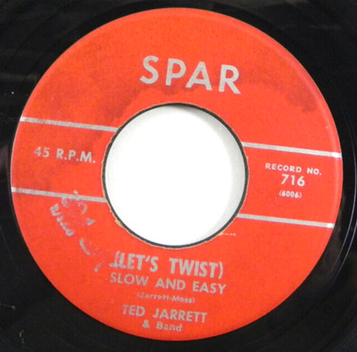 Ted Jarrett & Band   (Let's Twist) Slow And Easy 1962 Rare Mod Soul/R&B Dancer