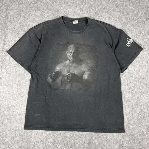 Vintage 90s WCW WWE Bill Goldberg Who’s Next Faded Wrestling T Shirt Size XL