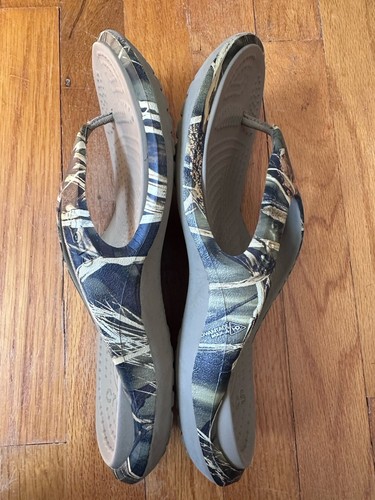 Crocs Max-4 HD Camouflage Crocs Flip Flops Strand Wasser Herren 9 Damen 11 - Bild 5 von 7
