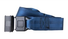Vintage IMMI LAP SEAT BELT Blue Seatbelt INDIANA MILLS MFG