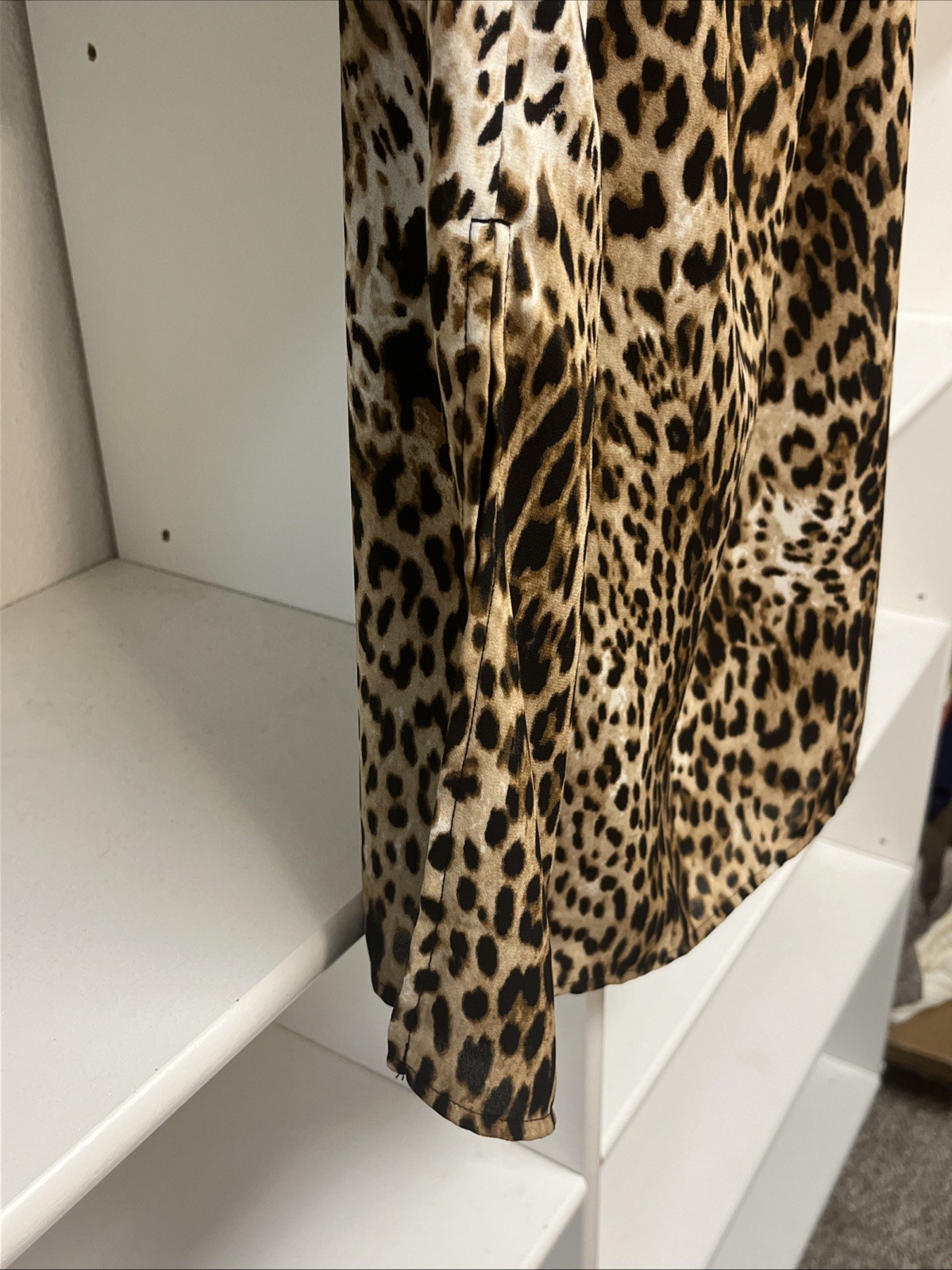 Chicos Leopard Statement Print Chiffon Sleeveless… - image 7