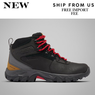 Columbia Men s Newton Ridge  Plus II Waterproof Hiking Boot - Wide Width, Black