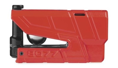 Abus Granit 8077 Detecto X-Plus Alarm Brake Disc Lock 13mm Red