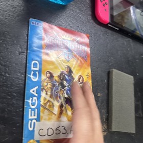 Shining Force CD Sega CD Complete With Damaged Manual And Case With Foam