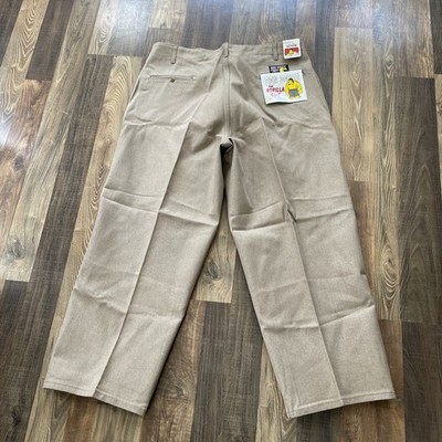 Ben Davis Gorilla Cut Light Brown Work Pants Made In USA 44x 30