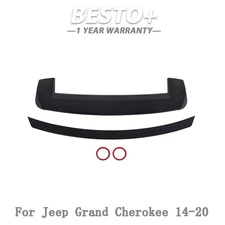 For Jeep Grand Cherokee 14-20 Roof Spoiler+Tailgate Mid Wing Spoiler Replacement