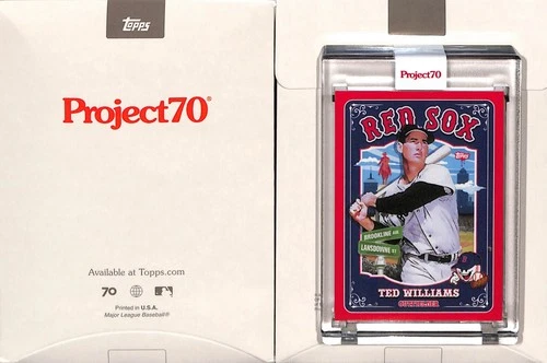 2021 TOPPS PROJECT 70 #865 2013 TED WILLIAMS - BOSTON RED SOX - SKET ONE