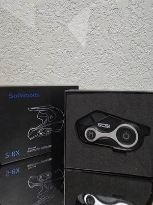 Bluetooth Intercom Headphones for Motorcycle Helmet Hands-Free