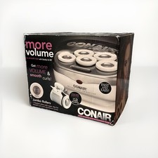 Conair Instant Heat Volume Hairsetter 5 Jumbo Rollers TS7NRW Dual Voltage White