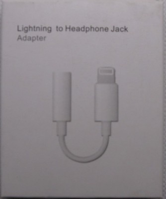 Apple MMX62FE/A Lightning to 3.5mm Headphone Jack Adapter