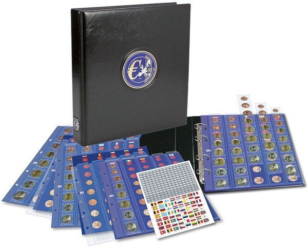 "Safe Premium MüNzalbum \"Euro-SäTze\" Mit 6 BläTtern Nr. 7340 Neu"-image