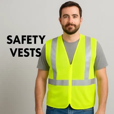 High Visibility Safety Vests for Construction Work School Outdoor Traffic Safety