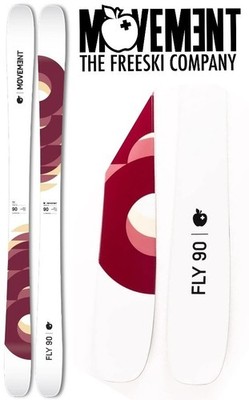 new 24/25 womens MOVEMENT Fly 90 freestyle skis 170cm hybrid backcountry all mtn