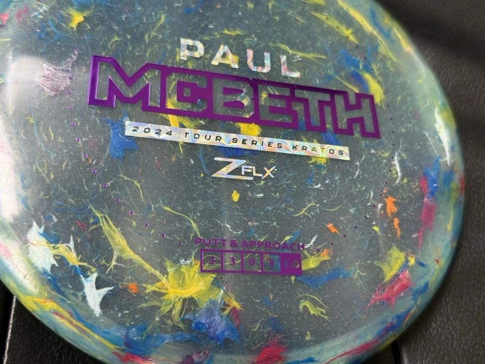 Paul Mcbeth 2024 Tour Series. Discraft Jawbreaker Z FLX Kratos 173-174 - Image 2 of 4