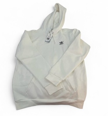Adidas Essentials Pullover Hoodie White Men's Size M - H34649- NWT