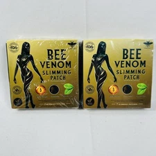 2x Bee Venom Lymphatic Slimming Belly Patch Women Men Weight Loss NEW SEALED USA