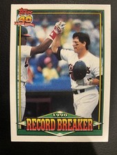 !!MISPRINT!!!!! 1 OF 1!!!! 1990 TOPPS RECORD BREAKER !!READ DISCRIPTION!!