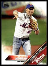 Tim McGraw 2016 Topps Chrome #FPC-12 Mets MLB READ FREE SHIPPING AutographDen