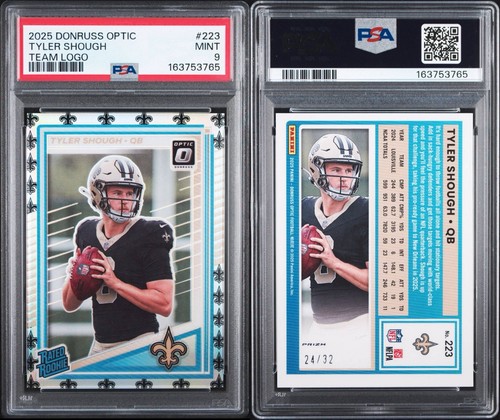 Tyler Shough [Team Logo] #223 2025 Panini Donruss Optic card