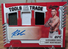 2023 Chronicles UFC: Aleksandar Rakic, Tools of Trade Patch AUTO (#TT-ARK) */99