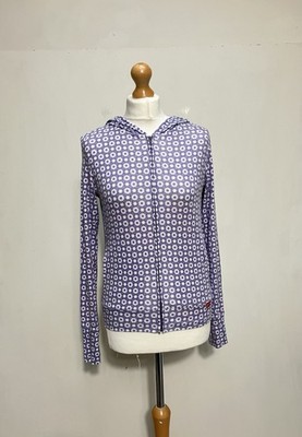 Uniqlo x Green Gate Hoodie Damen Größe A Small lila dünner Hoody durchgehender Reißverschluss